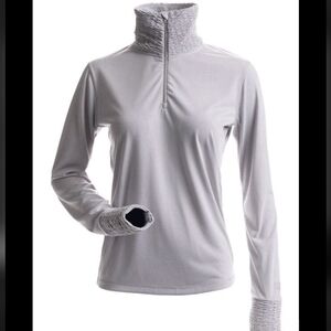 NILS Ski Apparel Women's Hollister Top 1/4 Zip Baselayer Sz L